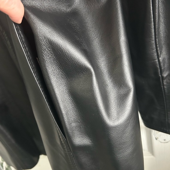 NWOT Ladies Vintage Leather Ranch Coat - Picture 11 of 15